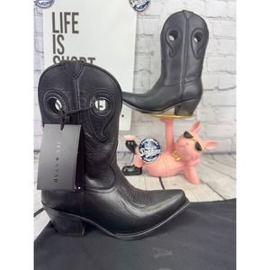 Black Star Western Boots Womens 5.5 Blackstar Cowboy Leather Matador Cellsole